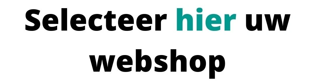 Selecteer Webshop voor vtwonen.nl/be koppeling 